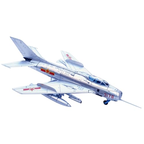 MOOKEENONE 1:72 Alloy Chinese Shenyang J-6 Fighter Model Aircraft Model Simulation Aviation Science Exhibition Model von MOOKEENONE