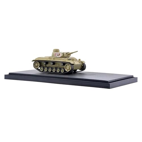 MOOKEENONE 1:72 Alloy WWII Bundeswehr Sd.Kfz.141 Panzer III G Panzer Modellfahrzeug Panzer Auto Sammlung für Kinder Erwachsene Sammler von MOOKEENONE