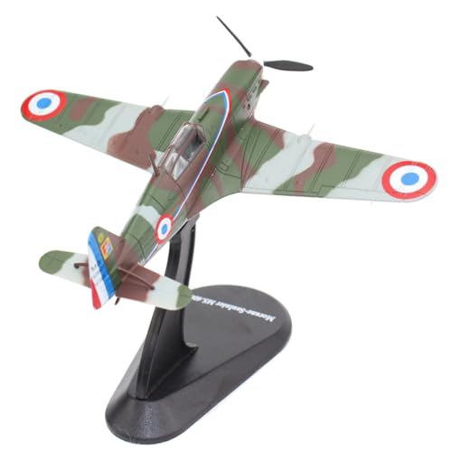 MOOKEENONE 1:72 Alloy WWII French Morane-Saulnier MS.406 Fighter Model Aircraft Model Simulation Aviation Science Exhibition Model von MOOKEENONE