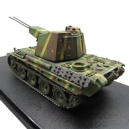 MOOKEENONE 1:72 Alloy WWII German Panther V Anti-Aircraft Tank Model Vehicle Armored Car Collection for Kids Adult Collector von MOOKEENONE