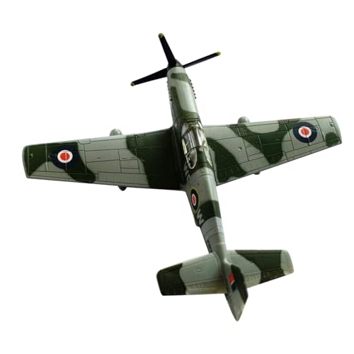 MOOKEENONE 1:72 Alloy WWII United Kingdom P-51 Mustang Fighter Model Aircraft Model Simulation Aviation Science Exhibition Model von MOOKEENONE