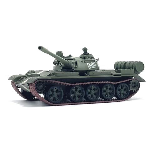 MOOKEENONE 1:72 Kunststoff Sowjetische Armee T-55 Panzer Modell Fahrzeug Panzerwagen Sammlung für Kinder Erwachsene Sammler von MOOKEENONE