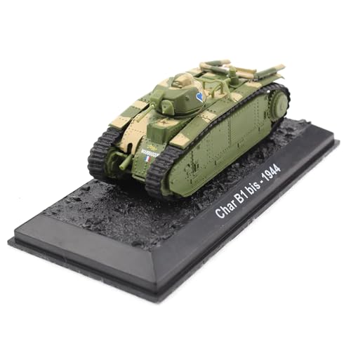 MOOKEENONE 1:72 Legierung Frankreich Armee Char B1 Bis Kampffahrzeug Panzer Modell Fahrzeug Panzer Auto Sammlung für Kinder Erwachsene Sammler von MOOKEENONE