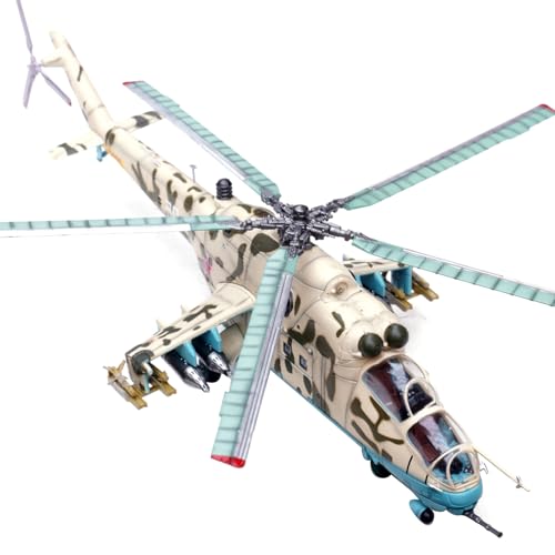 MOOKEENONE 1:72 Legierung Sowjetische Armee Krieg Mi-24V Hind 280th Independent Hubschrauber Modell Flugzeugmodell Simulation Luftfahrt Wissenschaft Ausstellungsmodell von MOOKEENONE