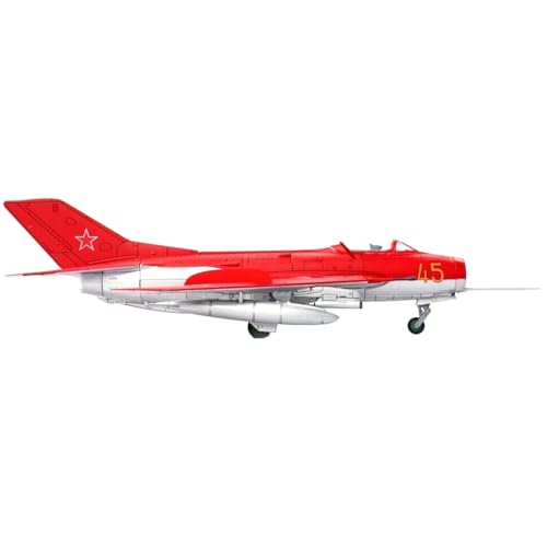 MOOKEENONE 1:72 Legierung Sowjetisches MiG-19 Kampfflugzeug Modell Simulation Luftfahrt Wissenschaft Ausstellungsmodell von MOOKEENONE