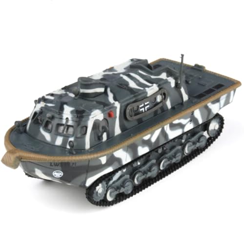 MOOKEENONE 1:72 Legierung WWII Bundeswehr Landwasserschlepper Panzer Modell Fahrzeug Panzer Auto Sammlung für Kinder Erwachsene Sammler von MOOKEENONE