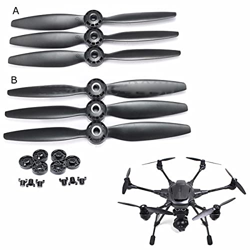 MOOKEENONE 6 Stück 23 cm Propeller A B Klingen Requisiten CWX3 CCWX3 Zubehör für Yuneec Typhoon H 480 von MOOKEENONE