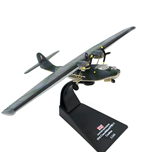 MOOKEENONE Alloy UK RAF Classic PBY 5 Catalina Fighter Model Aircraft Model 1:144 Model Simulation Science Exhibition Model von MOOKEENONE