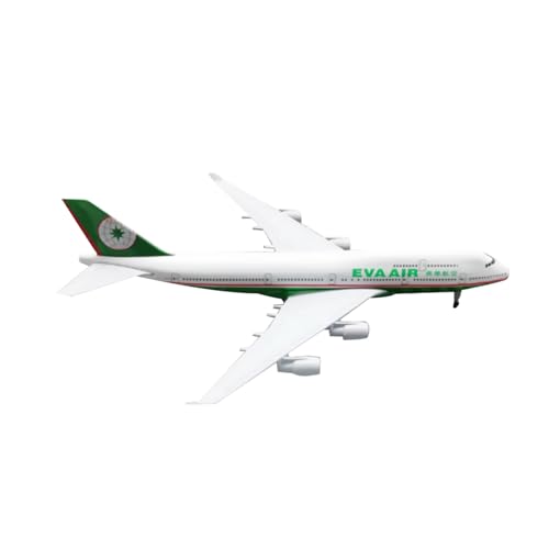 MOOKEENONE Eva Air Airlines B737 Flugzeugmodell im Maßstab 1:350, Legierungsmodell, Druckguss, hohe Simulationsmodell für Sammlung von MOOKEENONE