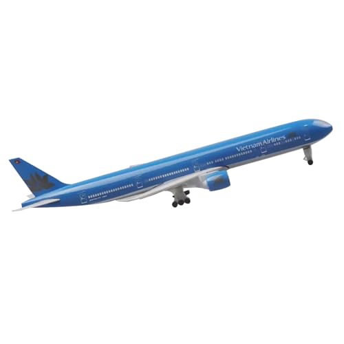 MOOKEENONE Vietnam Airlines B777 Flugzeugmodell im Maßstab 1:350, Legierungsmodell, Druckguss, hohe Simulationsmodell für Sammlung von MOOKEENONE