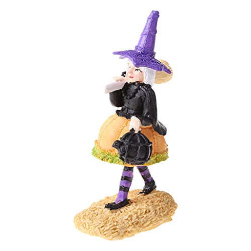 MOONDAME Halloween Hexe Für Puppen Miniaturfigur Bezaubernde Puppen Festival Geschenk Für Mädchen Jungen Kinder Kinder Wettbewerbsauszeichnungen von MOONDAME