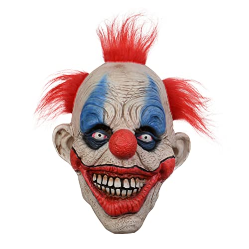 MOONDAME Halloween Masken Für Lächelnde Clown Maske Requisite Spielzeug Spielzeug Für Jungen Mädchen Erwachsene Cosplay Kostüm Maske Für Karneval Party von MOONDAME