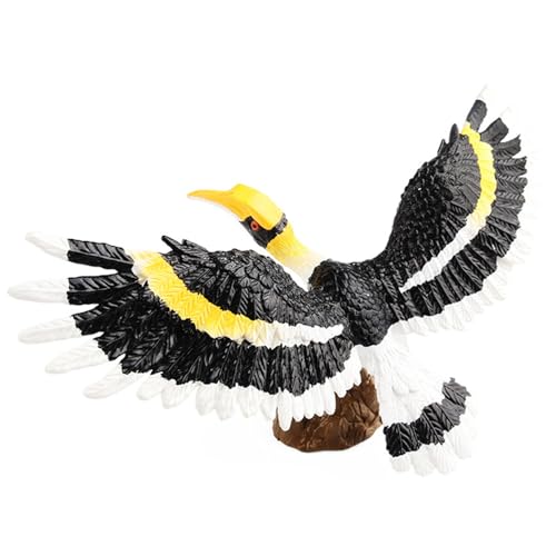 MOONDAME Simulation Toucan Vogel Statische Modell Feste Figur Spielzeug Figur Statue Wildlife Nashornvogel Figur Spielzeug Kinder Geschenk von MOONDAME