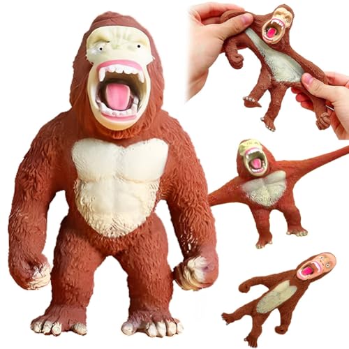 Anti Stress Spielzeug Gorilla Spielzeug Stressabbau Squishy Singe Gorilla Spielzeug Stressabbau AFFE für Erwachsene Kinder Party Haus Schule Büro von MOPQMKT