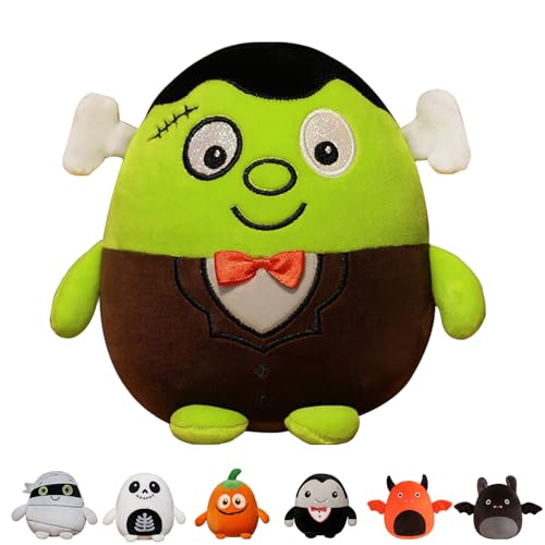 MORAINJAY Frankenstein Halloween Plüschtier,20cm/7.9inch Plüsch Puppe Plüschpuppen,Halloween Heimdekoration Partygeschenke Geburtstagsgeschenke Plüsch Gefüllte Spielzeug für Kinder von MORAINJAY