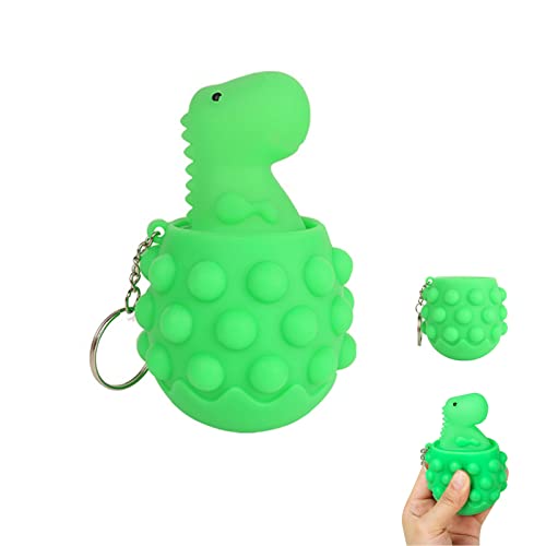 MOSNOW 1 Stück Dinosaurier Antistressball für Kinder, Stressabbau Bälle Stressabbau Spielzeug, Tiere Stress Relief Squeeze Spielzeug für Kindergeburtstag Mitbringsel, Angst abbauen und Beruhigung von MOSNOW