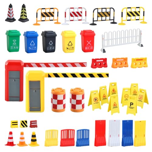 MOSTEDE Straßenschilder Spielzeug Plastik 40 Stück Mini-verkehrskegel Kunststoffzaun Straßensperrenschilder Spielset Baustellenschild Verkehrsbarriere Spielzeug Für Verkehrswissen Lernen Kind MOSTEDE Straßenschilder Spielzeug Plastik 40 Stück Mini-verkehrskegel Kunststoffzaun Straßensperrenschilder Spielset Baustellenschild Verkehrsbarriere Spielzeug Für Verkehrswissen Lernen Kind von MOSTEDE