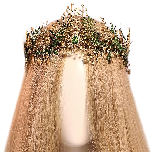 MOSTORY Elfenkrone für Renaissance-Frauen, Cosplay, handgefertigte Feenkrone, Elfen Tiara für Halloween-Karnevals-Fotoshooting MOSTORY Elfenkrone für Renaissance-Frauen, Cosplay, handgefertigte Feenkrone, Elfen Tiara für Halloween-Karnevals-Fotoshooting von MOSTORY