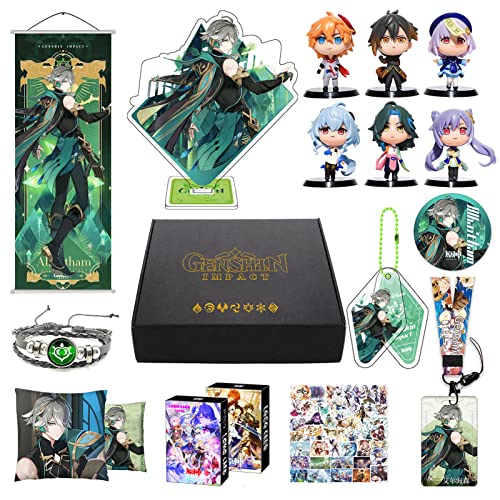 Genshin Impact Box inkl. 10 Genshin Impact Merch Geschenk und Sammlung für Fans (Al Haitham) von MOTAO