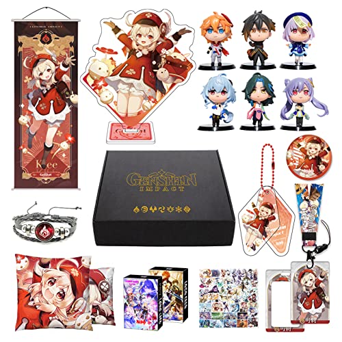 Genshin Impact Box inkl. 10 Genshin Impact Merch Geschenk und Sammlung für Fans (Klee) von MOTAO