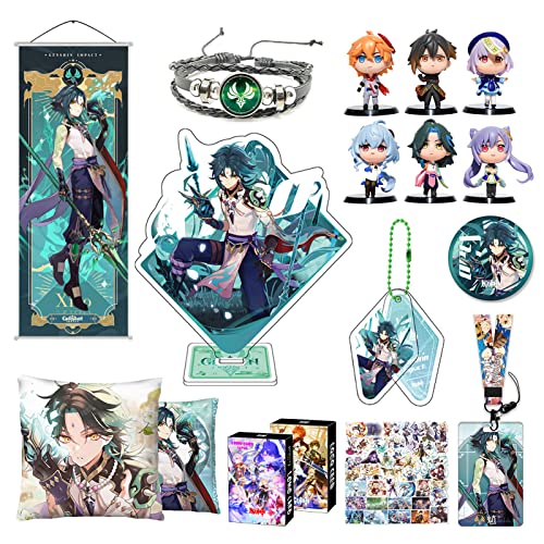 Genshin Impact Box inkl. 10 Genshin Impact Merch Geschenk und Sammlung für Fans (Xiao) von MOTAO