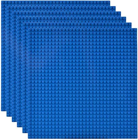 6-teiliges Module-Set, kompatibel mit den meisten Marken, 25,25 cm, blaue Bodenplatte, kompatibel mit klassischen Legosteinen von MOTHAF
