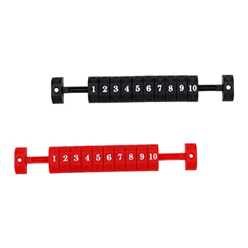 MOTHNUR 2 Stück Tischtennis Punktezähler Fußball Punktezähler Anzeigetafel Flipper Fußballnetz Zweifarbige Punktestände Tischfußball Punktezähler Schalen Anzeigetafel Zahlen von MOTHNUR