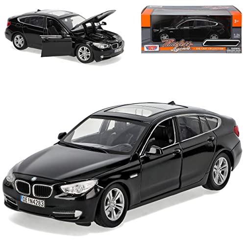 MOTORMAX B*M*W 550i 550 i 5er 5 Er GT Schwarz Gran Turismo F07 Ab 2009 2010 1/24 Modellauto Modell Auto von MOTORMAX