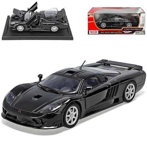 MOTORMAX Saleen S7 S 7 Schwarz 1/18 Modellauto Modell Auto von MOTORMAX