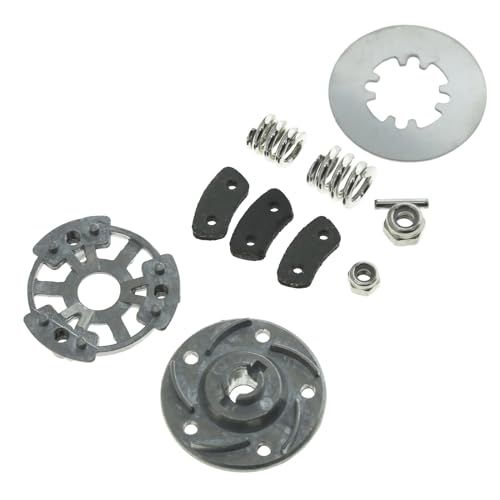 MOUDOAUER 1/10 RC Rock Crawler Metal Rebuild Slipper Clutch Kit 5552X 5556 Ersatz für TRAXXAS F-150/Slash/Bandit/Jato 1/10 RC Car von MOUDOAUER