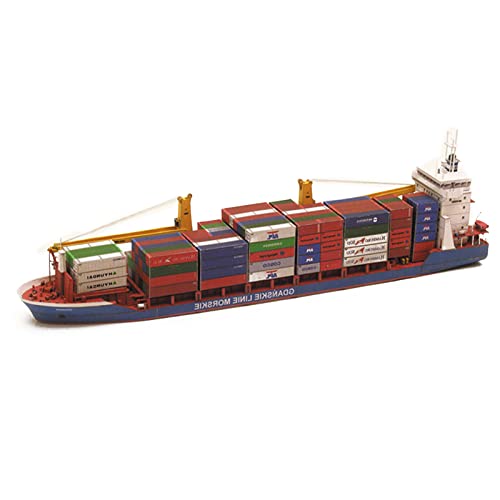 MOUDOAUER 1/400 Polnische Gdansk Frachtschiff Papier Modell Set Schiff Papier Modell Handmade Modell (unmontiert) Mini Model Collection von MOUDOAUER