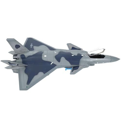 MOUDOAUER 1:100 Scale Chinese Air Force Chengdu J-20 Fighter Model Alloy Model Diecast Plane Model for Collection von MOUDOAUER