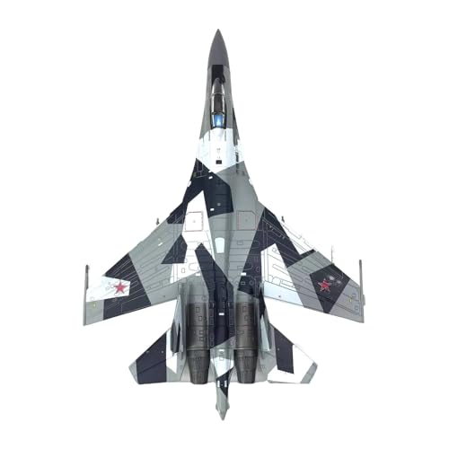 MOUDOAUER 1:100 Scale Russian SU35 Fighter Model Alloy Model Diecast Plane Model for Collection von MOUDOAUER