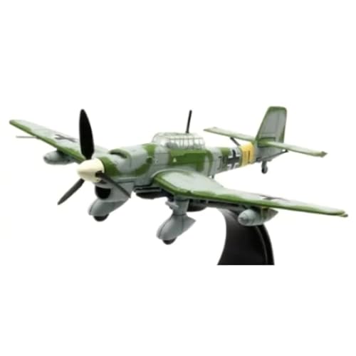 MOUDOAUER 1:100 Scale WWII German Stuka Junkers Ju-87 B-2 Bomber Model Alloy Model Diecast Plane Model for Collection von MOUDOAUER