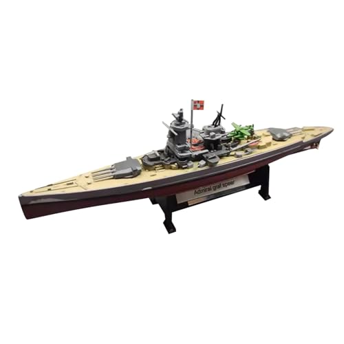 MOUDOAUER 1:1000 WWII Deutsche Marine Admiral Graf Spee Schlachtschiff Modell Simulation Kampfschiff Militär Wissenschaft Ausstellungsmodell von MOUDOAUER