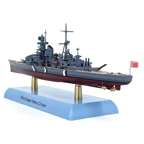 MOUDOAUER 1:1000 WWII Prinz Eugen Schwere Kreuzer Schiff Modell Simulation Kampffahrschiff Militärwissenschaft Ausstellungsmodell von MOUDOAUER