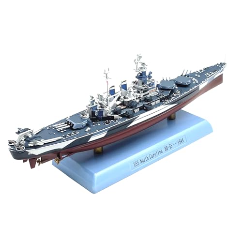 MOUDOAUER 1:1000 WWII USS North Carolina BB-55 Schlachtschiff Modell Simulation Kampfschiff Militär Wissenschaft Ausstellungsmodell von MOUDOAUER