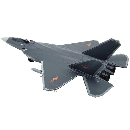 MOUDOAUER 1:144 Chinese Air Force J-31 Eagle Stealth Fighter Model Alloy Model Diecast Plane Model for Collection von MOUDOAUER