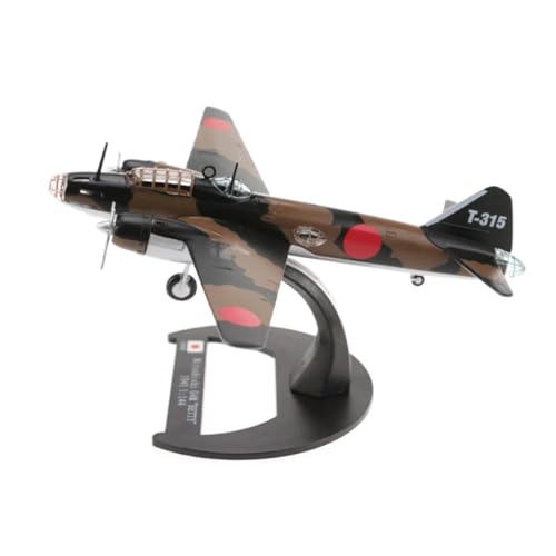 MOUDOAUER 1:144 WWII G4M Betty Bomber Modell Legierung Modell Druckguss Flugzeug Modell für Sammlung von MOUDOAUER