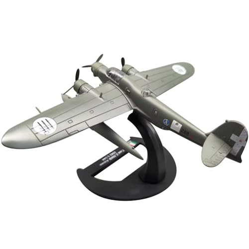 MOUDOAUER 1:144 WWII Italy Cant Z506B Airone Floatplane Model Alloy Model Diecast Plane Model for Collection von MOUDOAUER