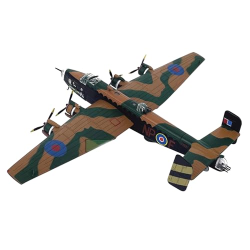 MOUDOAUER 1:144 WWII United Kingdom Halifax B.Mk III Bomber Aircraft Model Alloy Model Diecast Plane Model for Collection von MOUDOAUER