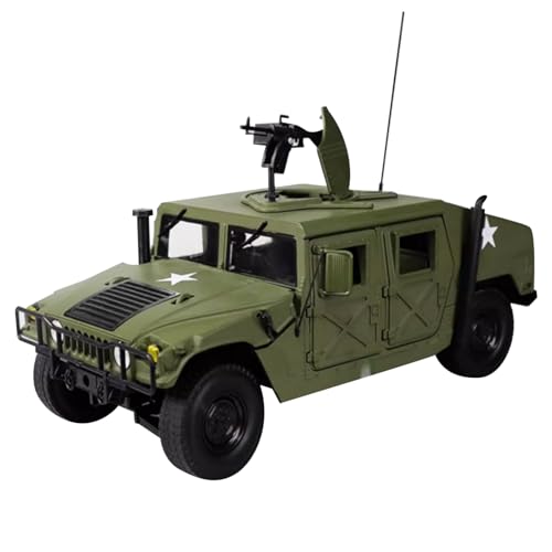 MOUDOAUER 1:18 Scale Hmmwv Battlefield Vehicle Model Fighter Military Model Diecast Tank Model for Collection von MOUDOAUER