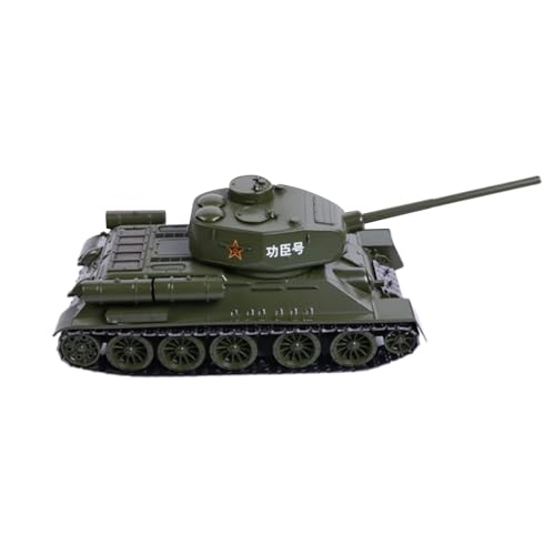 MOUDOAUER 1:30 Scale Alloy Sowjeet T-34 Hero Tank Model Fighter Military Model Diecast Tank for Collection von MOUDOAUER