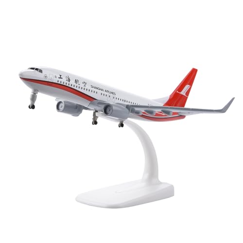 MOUDOAUER 1:350 Alloy Shanghai Airlines B737 Flugzeugmodell Flugzeugmodell Simulation Luftfahrtwissenschaft Ausstellungsmodell von MOUDOAUER