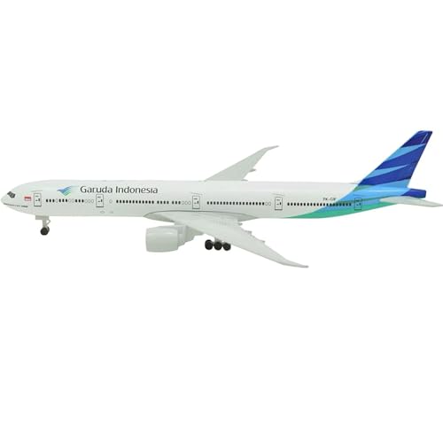 MOUDOAUER 1:400 Alloy Garuda Indonesia Airlines B777 Flugzeugmodell Flugzeugmodell Simulation Luftfahrt Wissenschaft Ausstellungsmodell von MOUDOAUER