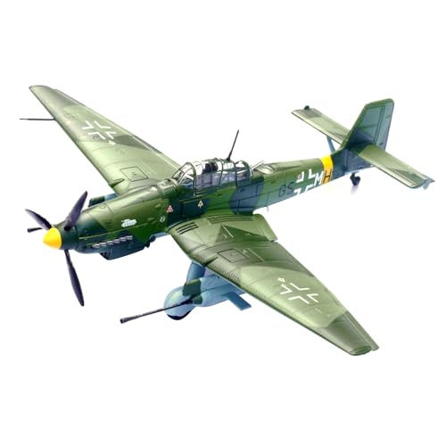 MOUDOAUER 1:72 Maßstab Deutsch Stuka Junkers Ju-87G1 Tauchbomber Modell Legierung Modell Druckguss Flugzeug Spielzeug für Sammlung von MOUDOAUER