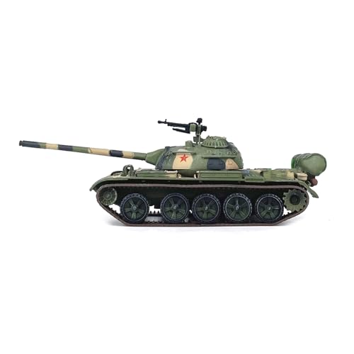 MOUDOAUER 1:72 Scale Alloy Chinese Type 59 Main Battle Tank Model Fighter Military Model Diecast Tank Model for Collection von MOUDOAUER