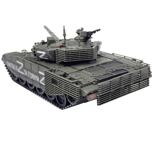 MOUDOAUER 1:72 Scale Alloy Russian Special Military Operation T-72B3 Main Battle Z Tank Model Fighter Military Model Diecast Tank Model for Collection von MOUDOAUER