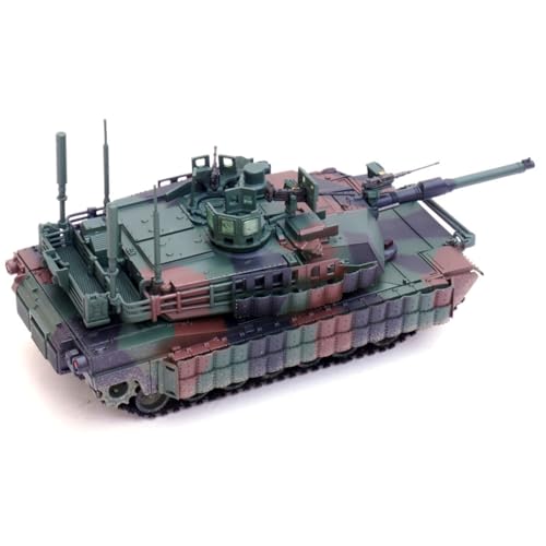 MOUDOAUER 1:72 Scale Alloy US M1A2 TUSK II Abrams Main Battle Tank Model Fighter Military Model Diecast Tank Model for Collection von MOUDOAUER