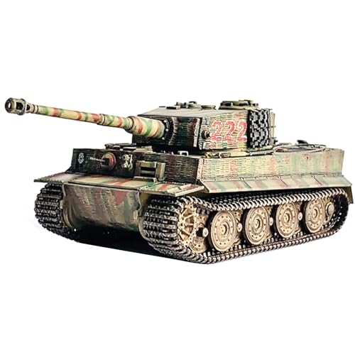 MOUDOAUER 1:72 Scale Alloy WWII German Army Sd.Kfz.181 SPzAbt 101 Michael Wittmann Tiger Panzer Modell Kämpfer Militär Modell Druckguss Panzer Modell für Sammlung von MOUDOAUER